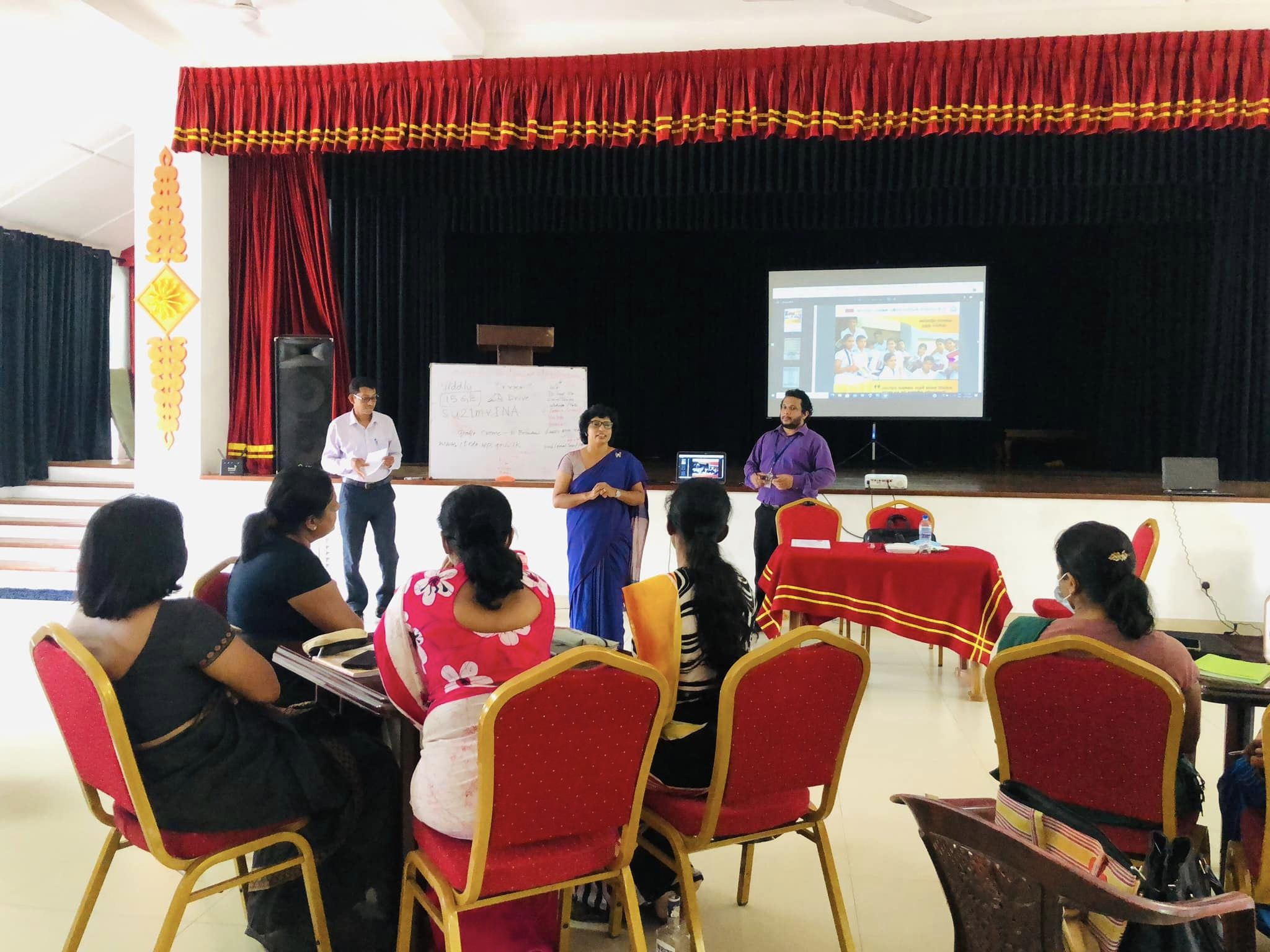Smart Classroom Concepts and Applications Training Program held at Godagama Subhati Maha Vidyalaya